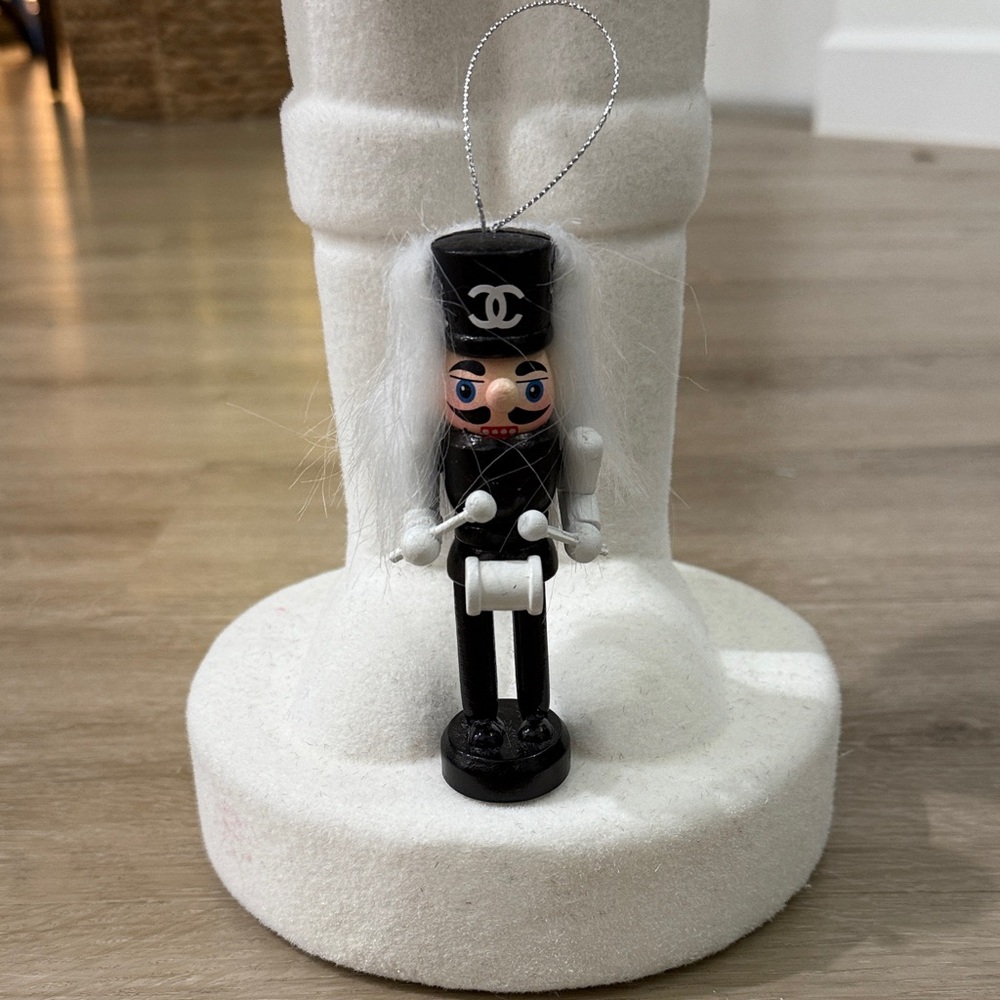 NOT FOR SALE Black and White Nutcracker created for a custom purchase